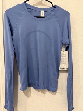 Lululemon Swiftly Tech Long-Sleeves - PrepBlue Sz 6